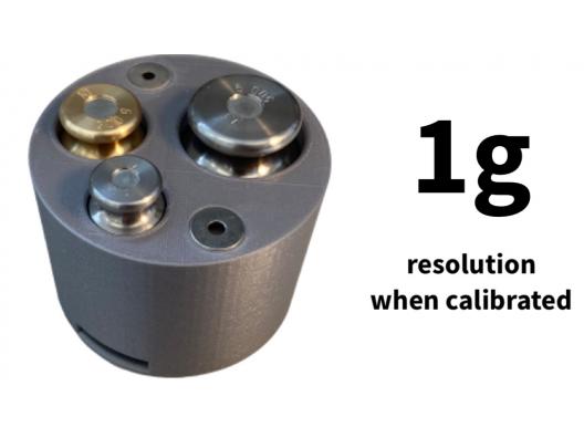 Gewichtsauflösung von 1 g